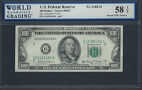 U.S. Federal Reserve, Fr. 2162-G, 100 Dollars, Series 1950 E Signatures: Granahan/Fowler 58 TOP About UNC Choice  