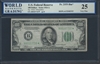 U.S. Federal Reserve, Fr. 2153-Bm*, Replacement Note, 100 Dollars, Series 1934 A Signatures: Julian/Morgenthau 25 Very Fine  