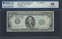 U.S. Federal Reserve, Fr. 2156-H, 100 Dollars, Series 1934 D Signatures: Clark/Snyder 40 Extremely Fine  
