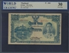 Thailand, P-49d, 20 Baht, ND (1944) Signatures: K. Apaiwong (Sig. 19), 30 Very Fine