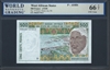 West African States, P-410Di, 500 Francs, (19)98, Signatures: N'Goran/Banny (sig. 28), 66 TOP UNC Gem