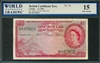 British Caribbean Territory, P-07c, 1 Dollar, 2.1.1962, Signatures: Spence/Reece/Burrowes, 15 Fine Choice