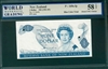 New Zealand, P-169a fp, 1 Dollar, ND (1981-85), Signatures: H. Hardie, 58 TOP About UNC Choice, Blue Color Trial