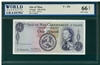 Isle of Man, P-25b, 1 Pound, ND (1970), Signatures: P.H.G. Stallard, 66 TOP UNC Gem