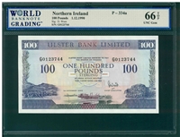 Northern Ireland, P-334a, 100 Pounds, 1.12.1990, Signatures: D. Went, 66 TOP UNC Gem