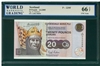 Scotland, P-229F, 20 Pounds, 6.6.2005, Signatures: D. Thorburn, 66 TOP UNC Gem