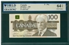 Canada, P-99a, 100 Dollars, 1988, Signatures: Thiessen/Crow, 64 TOP UNC Choice