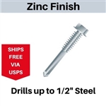 Hex Self Drill Screw 12-24 x 2" #5 Point