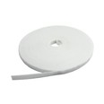 1/2" x 75' Hook & Loop Roll White For Cable Management