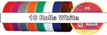 White Electrical Tape 3/4" x 66' 10 Pack