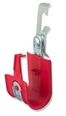 HPH 1"  Red J Hook With Multi Clip Box of 25