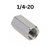 1/4-20 Rod Coupler Coupling Nut Box of 100