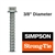 3/8" x 2-1/2" Simpson Titen HD Concrete Anchor Box of 50