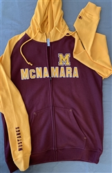 Maroon & Gold Full Zip Hoodie