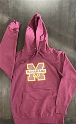 Maroon Big M Hoodie