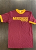 Maroon and Gold Ringer T Shirt
