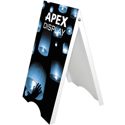 Apex Double-sided Plastic A-frame - Indoor or Outdoor Trade Show Sign