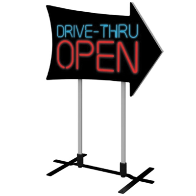 Contour Arrow Side - Outdoor Sign