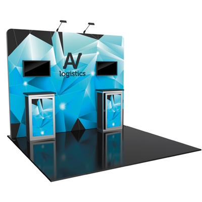 Hybrid Pro Modular 10x10 Kit 06 - Modular Trade Show Display Booth