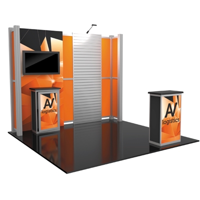 Hybrid Pro Modular 10x10 Kit 08 - Modular Trade Show Display Booth