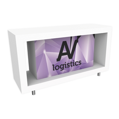 Hybrid Pro Modular Counter & Podium 02 - Modular Trade Show Display