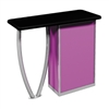 Tusk-Leg Portable Trade Show Exhibit Reception Counter & Podium