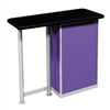 Straight-Leg Portable Trade Show Exhibit Reception Counter & Podium