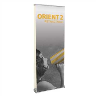 Orient 800 Double Sided Retractable Banner Stand - Trade Show Display