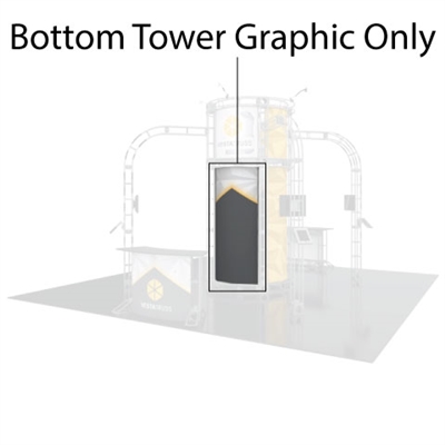 20 x 20 Vesta (LARGE TOWER GRAPHIC  ONLY) - Orbital Truss Trade Show Exhibit Display System