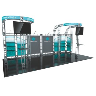 10x20 Cepheus-2 - Orbital Truss Trade Show Exhibit Display System