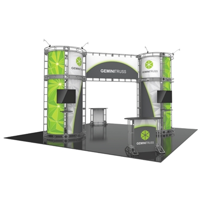 20 x 20 Gemini - Orbital Truss Trade Show Exhibit Display System