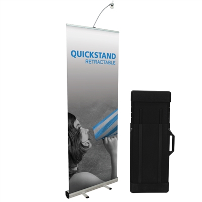 Quickstand Retractable Banner Stand - Portable Trade Show Display