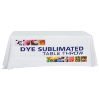 Table Throw 8 FT. Full - Custom Printed Trade Show Exhibit Table Cover