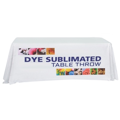 Table Throw 8 FT. Full - Custom Printed Trade Show Exhibit Table Cover