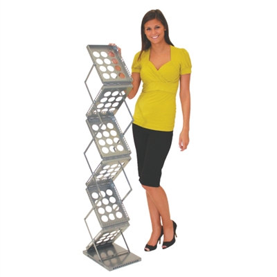 Zedup 1 - Brochure & Literature Display Rack For Trade Show & Exhibits