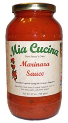 The Original Marinara sauce made only with New Jersey Tomatoes!
A traditional marinara with olive oil, garlic, basil, salt, and pepper. All natural, lower sodium, gluten free. It's like eating in my kitchen!
New Jersey Tomatoes and simple ingredien