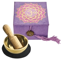 2 inch Crown Chakra Mini Meditation Bowl in Gift Box