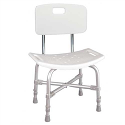 Deluxe Bariatric Shower Chair with Back Heavy Duty