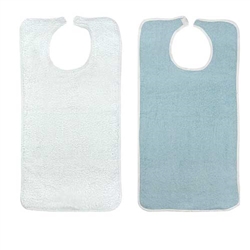 Terry Cloth Reusable and Washable Adult Bib