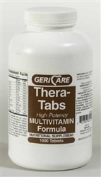 Geri Care Thera-Tabs High Potency Multivitamin Bottle of 100