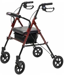 Lumex Set n Go Wide Rollator with 8 Inch Wheels by Graham Field