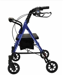 Lumex Set n Go Blue Rollator with 6 Inch Wheels by Graham Field