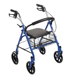 McKesson Durable Steel Folding Rollator