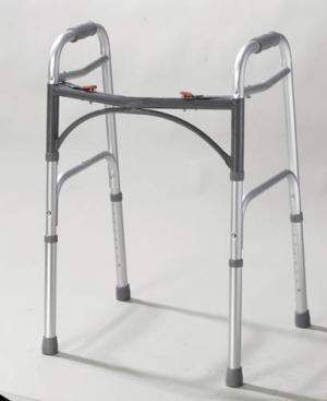 Easy-Release 2 Button Folding Walker Adult