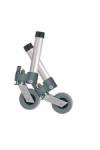 Comb. Swivel Fixed Wheels 3  w Lock and Rear Glides  pr