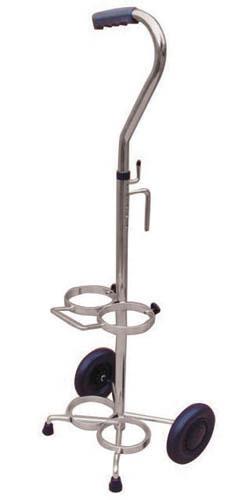 Oxygen Cylinder Cart-Dual Tank