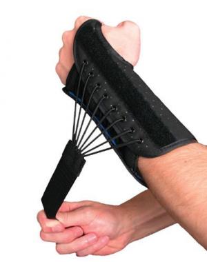 Wrist Splint w Bungee Closure Left  Medium