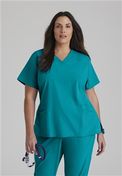 Barco One Women's 4 Pocket Sport Scrub Top #5106