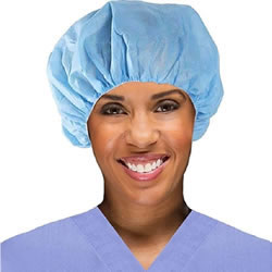 Bouffant Hair Covers-Blue Qty. 100