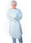 Disposable PE Film Heavyweight Gowns with Open Back 75/Case